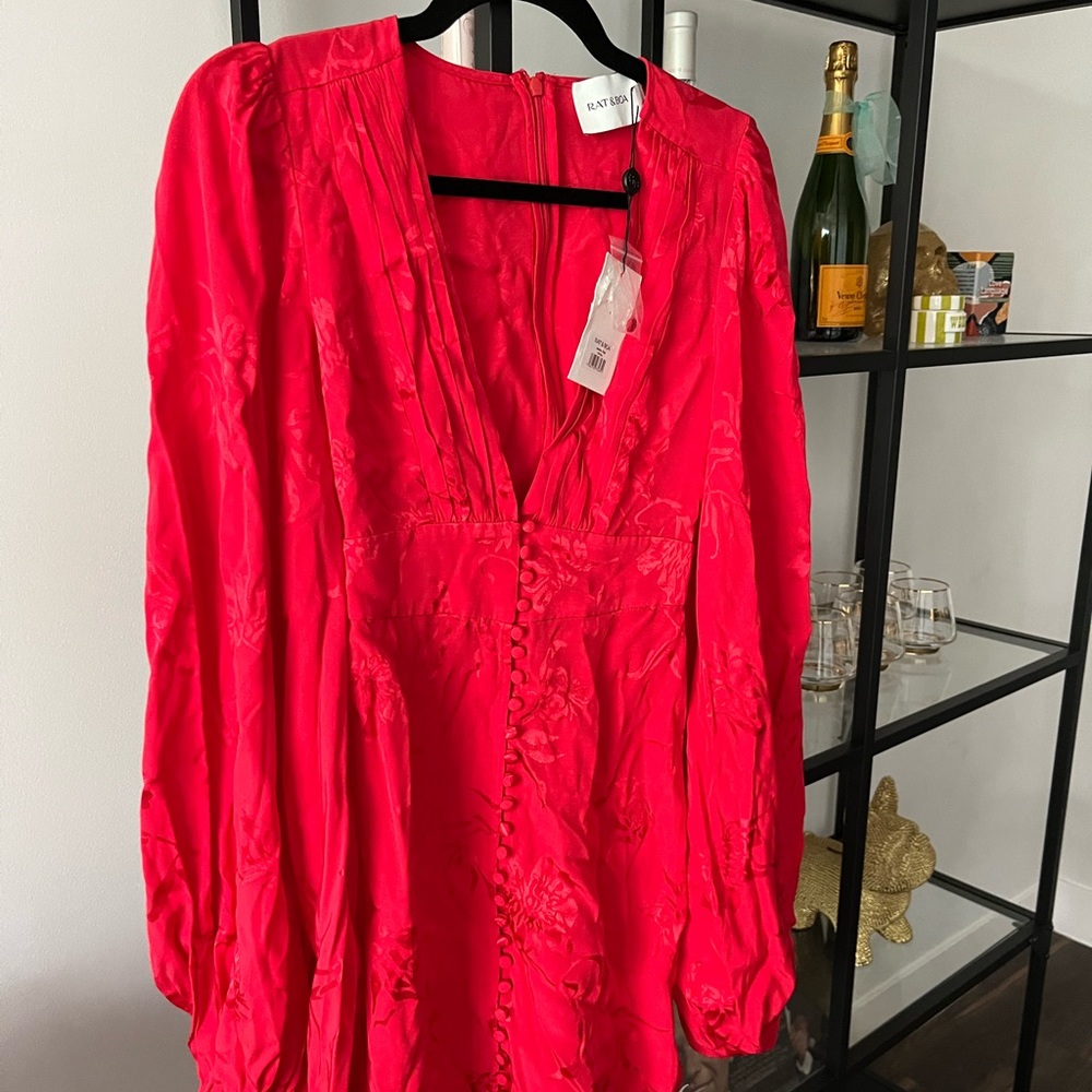Isabella dress in red Rat&Boa **TAGS ARE NO LONGER ON